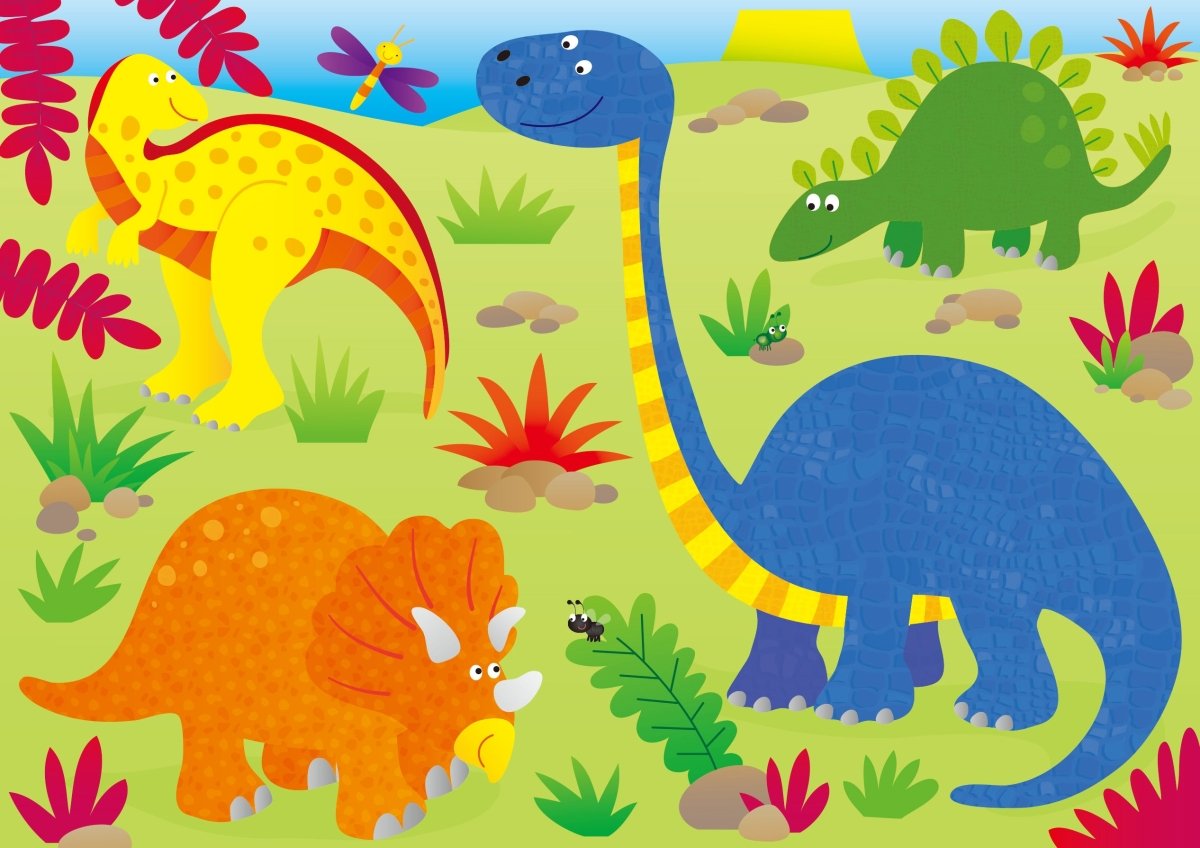 GALT 4 PUZZLES IN A BOX - DINOSAURS - Premium for Kids in Qatar | Toysaro.com
