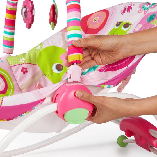 INFANT TO TODDLER ROCKER - RASPBERRY GARDEN - Premium for Kids in Qatar | Toysaro.com