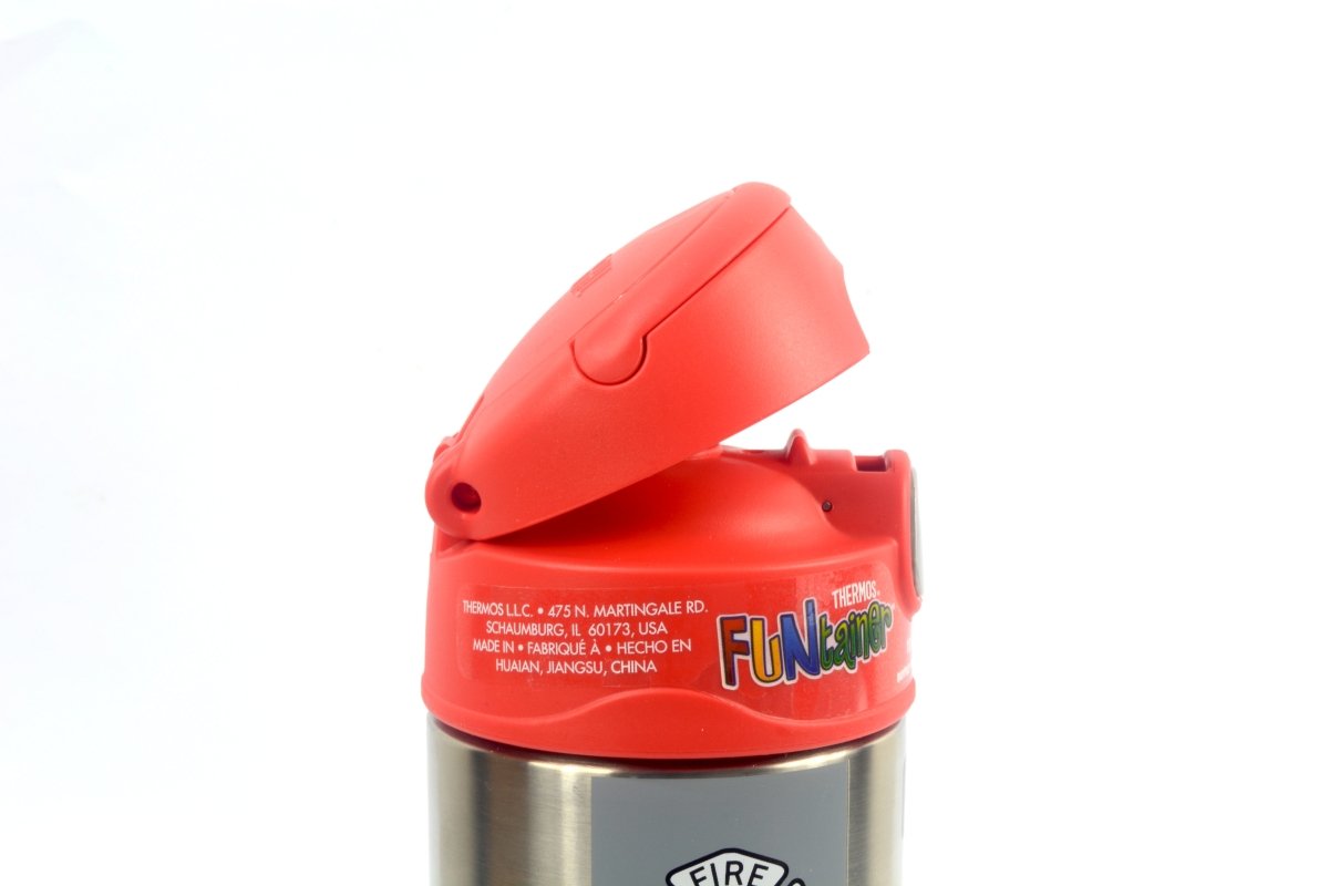 THERMOS - FUNTAINER STAINLESS STEEL HYDRATION/WATER BOTTLE - RESCUE TRUCK - 355 ML - Premium for Kids in Qatar | Toysaro.com