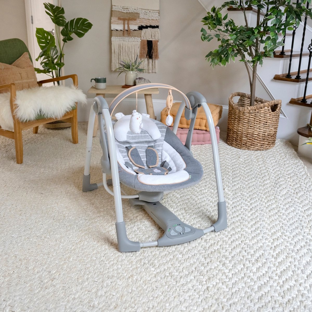 INGENUITY™ SNG PORTABLE SWING BOUT:BELLA TEDDY - Premium for Kids in Qatar | Toysaro.com