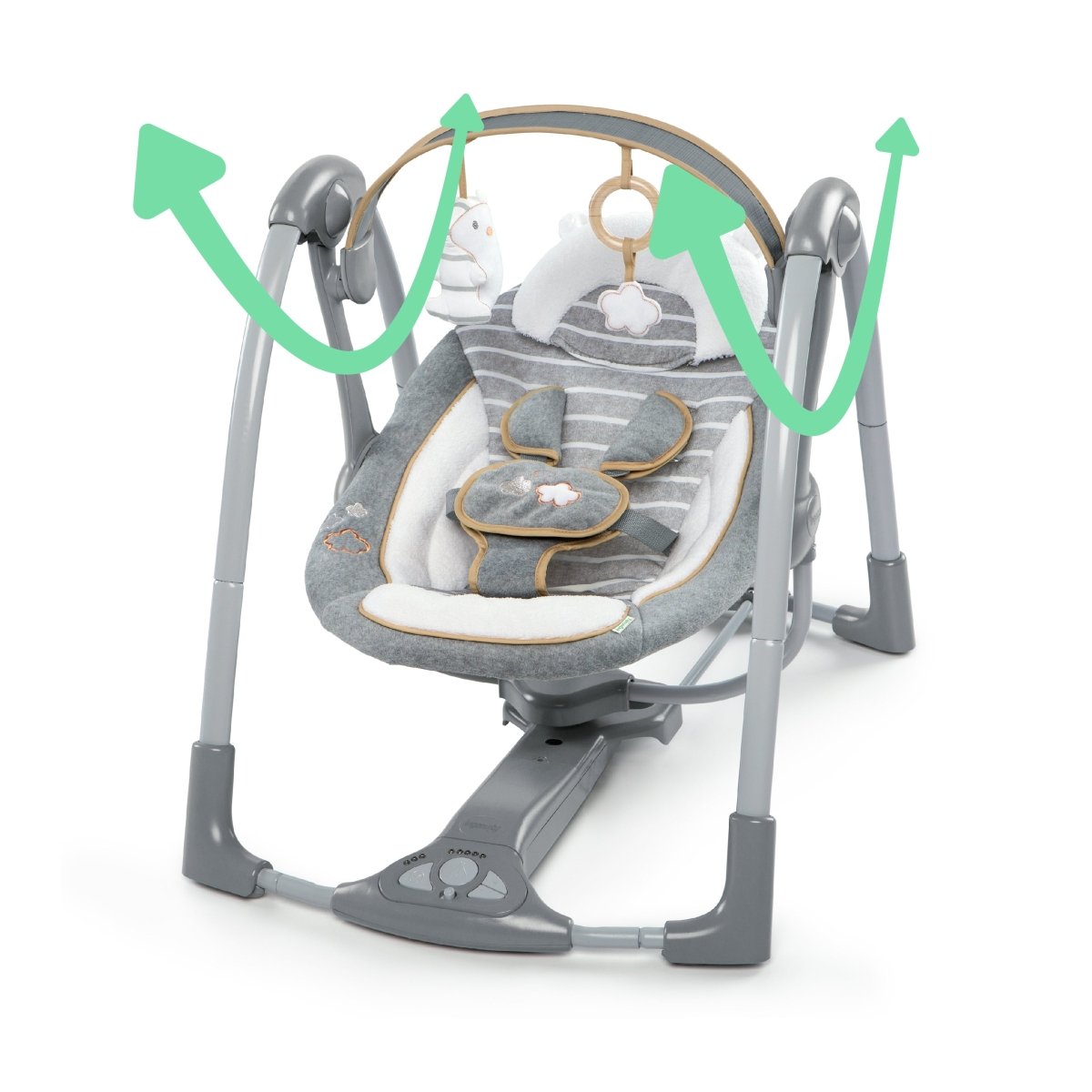 INGENUITY™ SNG PORTABLE SWING BOUT:BELLA TEDDY - Premium for Kids in Qatar | Toysaro.com