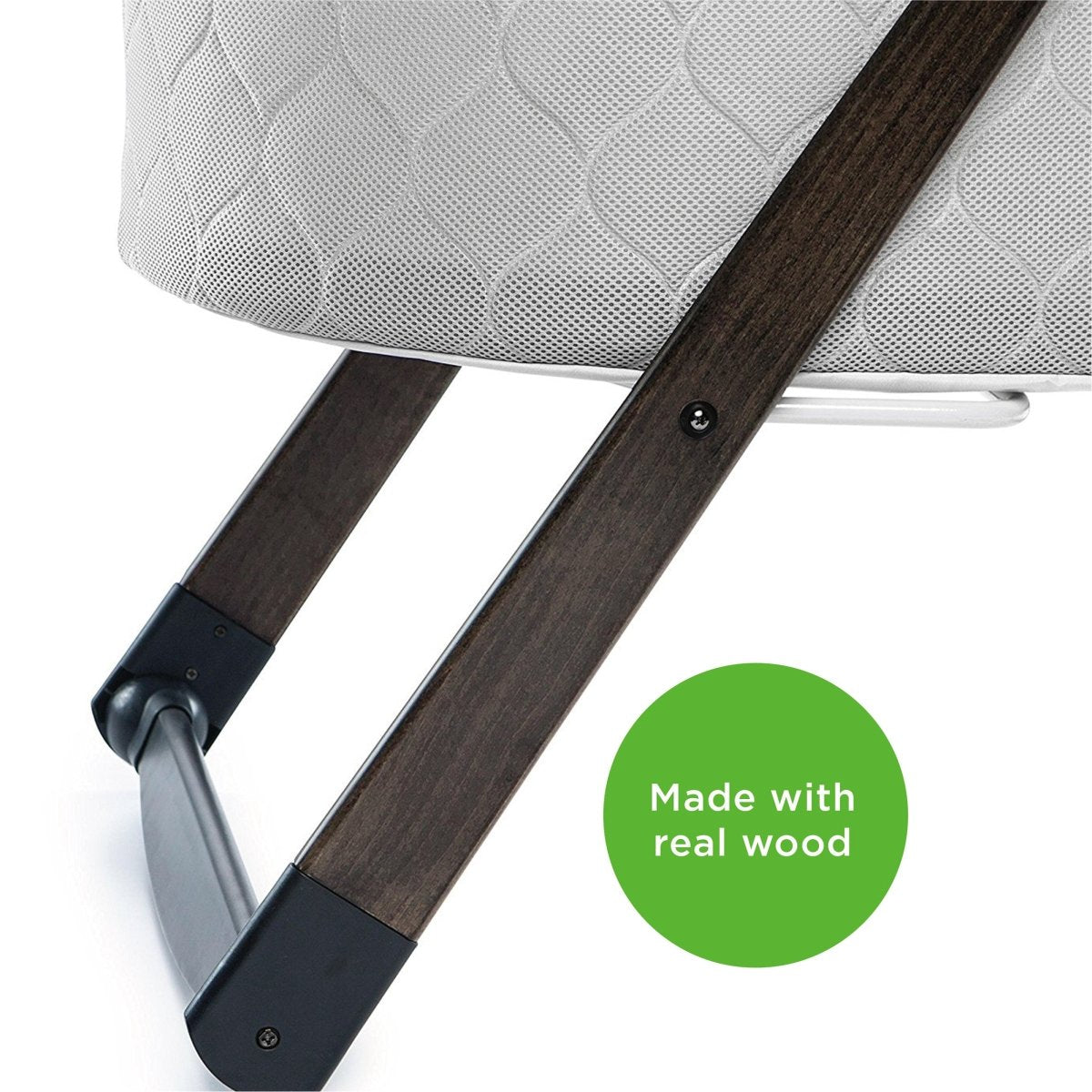 FOLDAWAY ROCKING WOOD BASSINET - CARRINGTON - Premium for Kids in Qatar | Toysaro.com