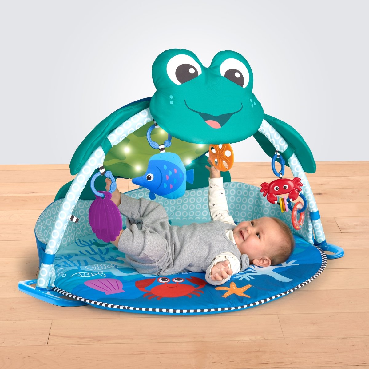 NEPTUNE UNDER THE SEAT LIGHTS & SOUNDS ACTIVITY GYM - Premium for Kids in Qatar | Toysaro.com