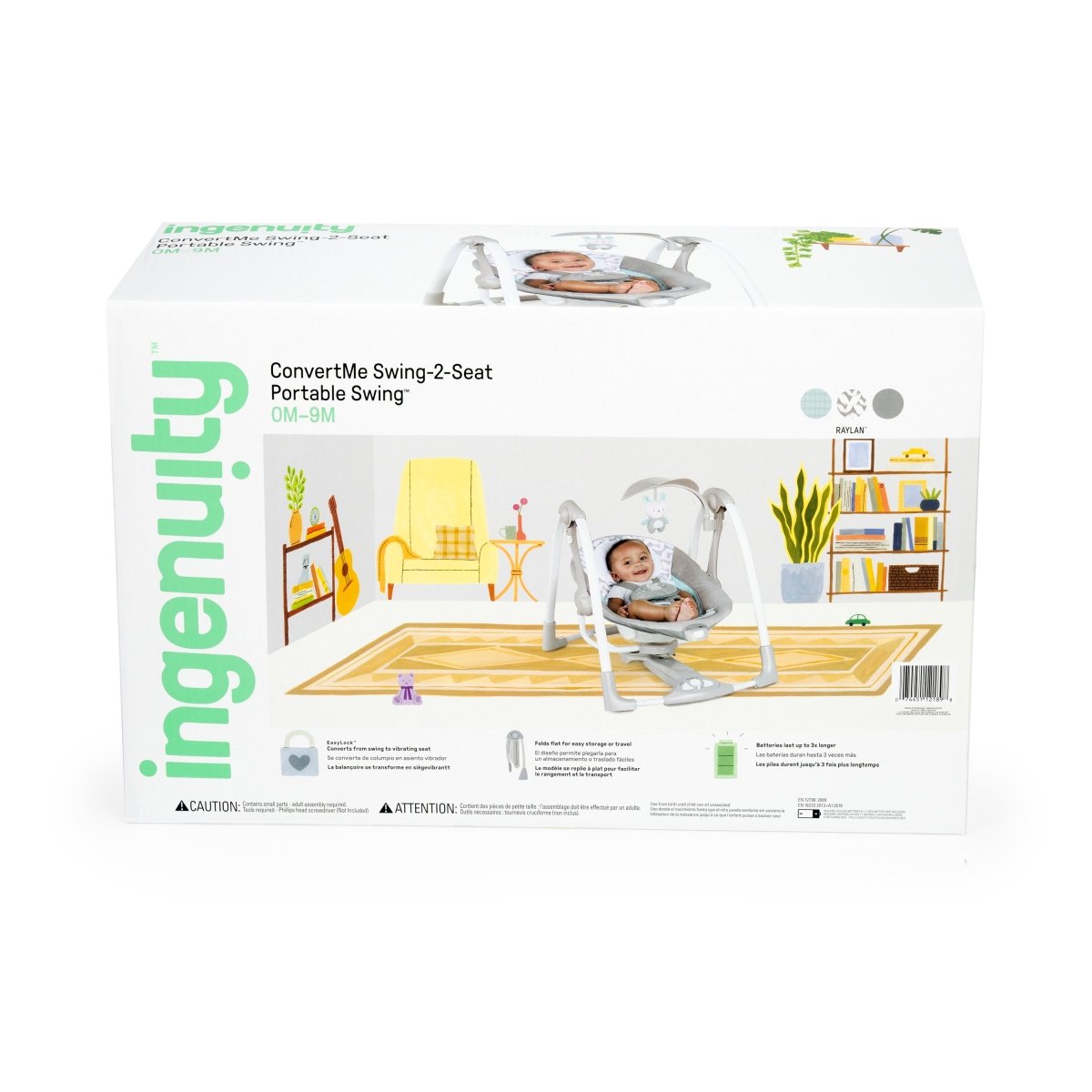 CONVERTME SWING - 2 - SEAT - RAYLAN - Premium for Kids in Qatar | Toysaro.com