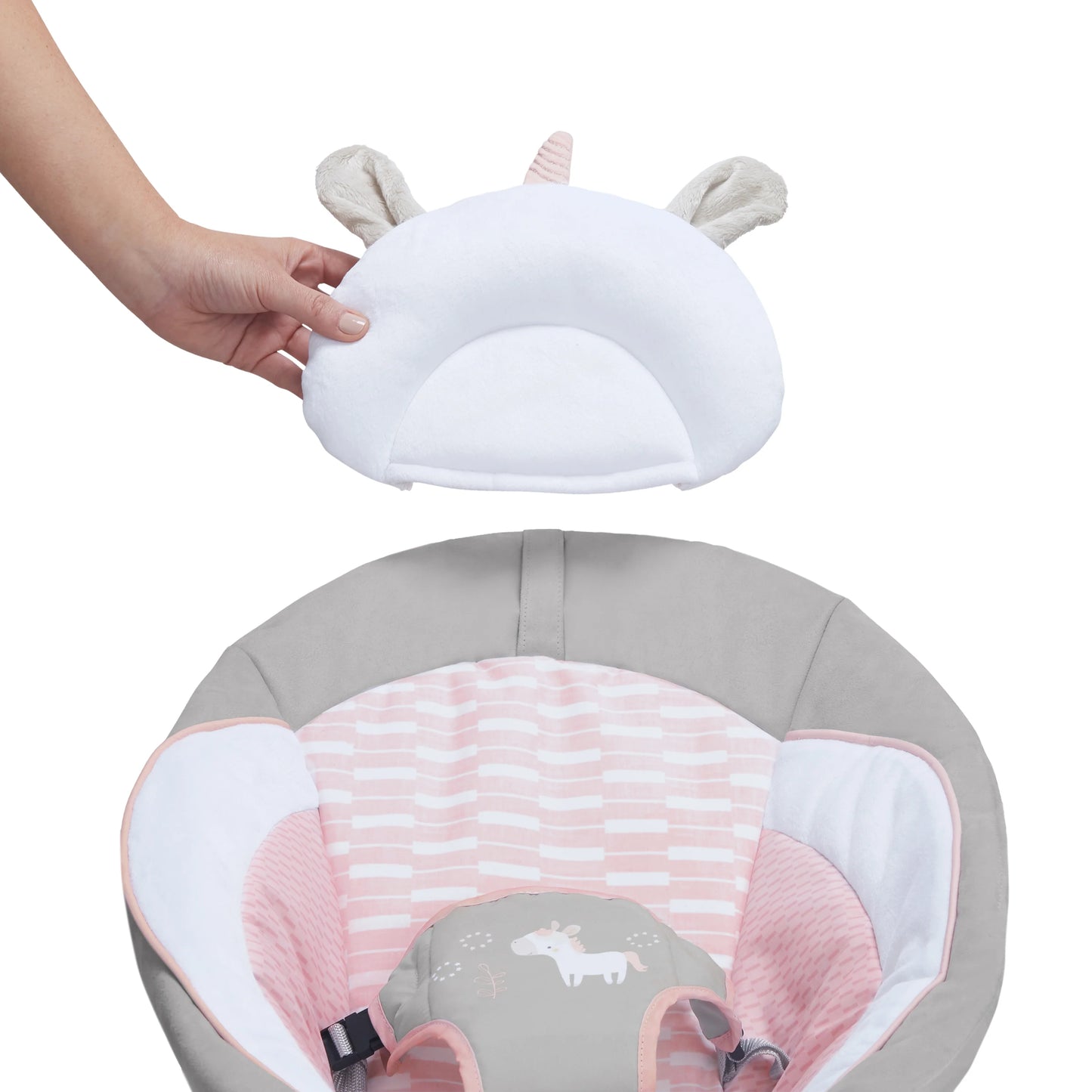 CRADLING BOUNCER - FLORA THE UNICORN - Premium for Kids in Qatar | Toysaro.com