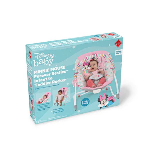 MINNIE MOUSE FOREVER BESTIET INFANT TO TODDLER ROCKER - Premium for Kids in Qatar | Toysaro.com