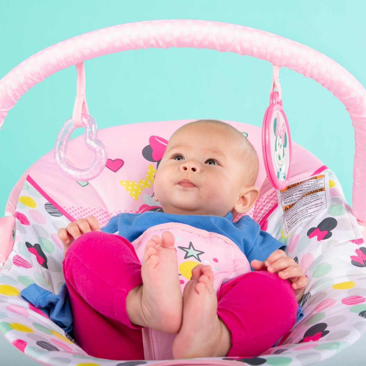 MINNIE MOUSE SPOTTY DOTTY(TM) VIBRATING BOUNCER - Premium for Kids in Qatar | Toysaro.com