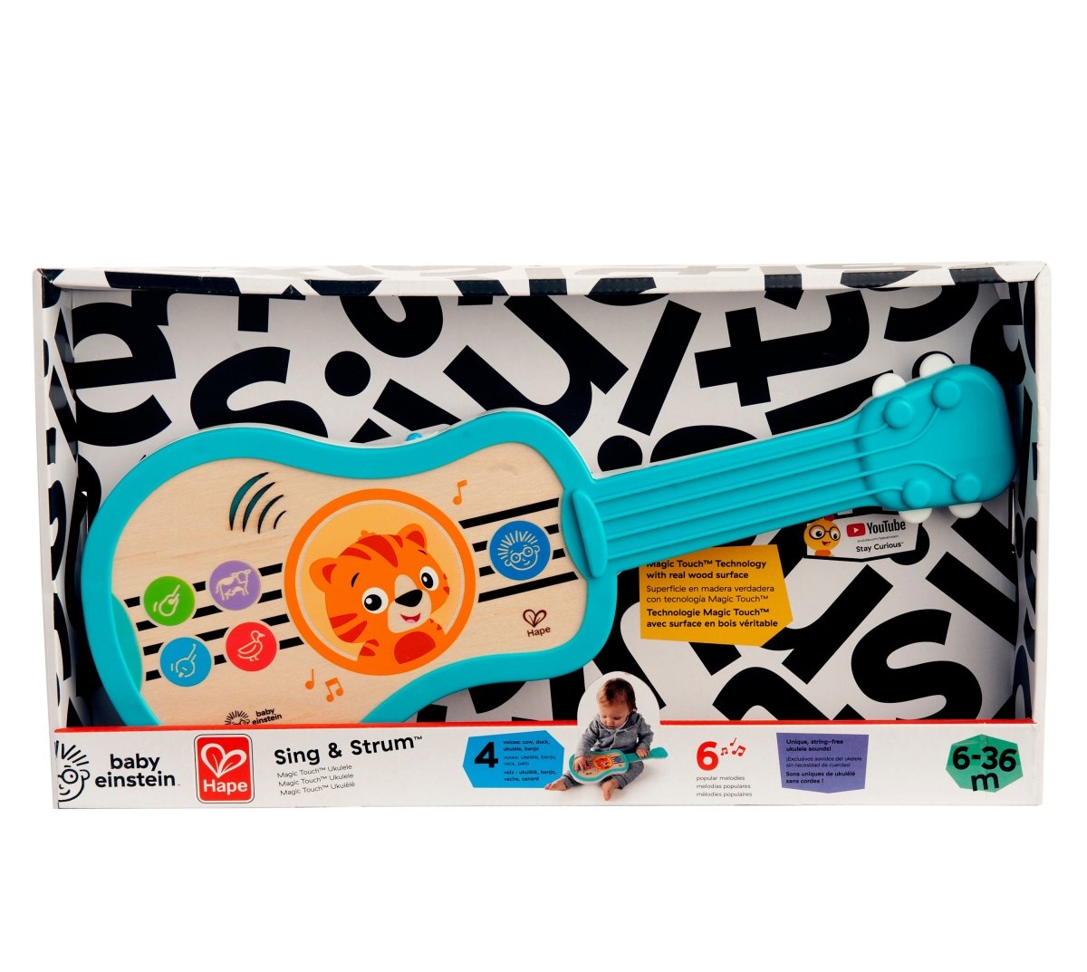 BABY EINSTEIN™ SING & STRUM MAGIC TOUCH UKULELE - Premium for Kids in Qatar | Toysaro.com