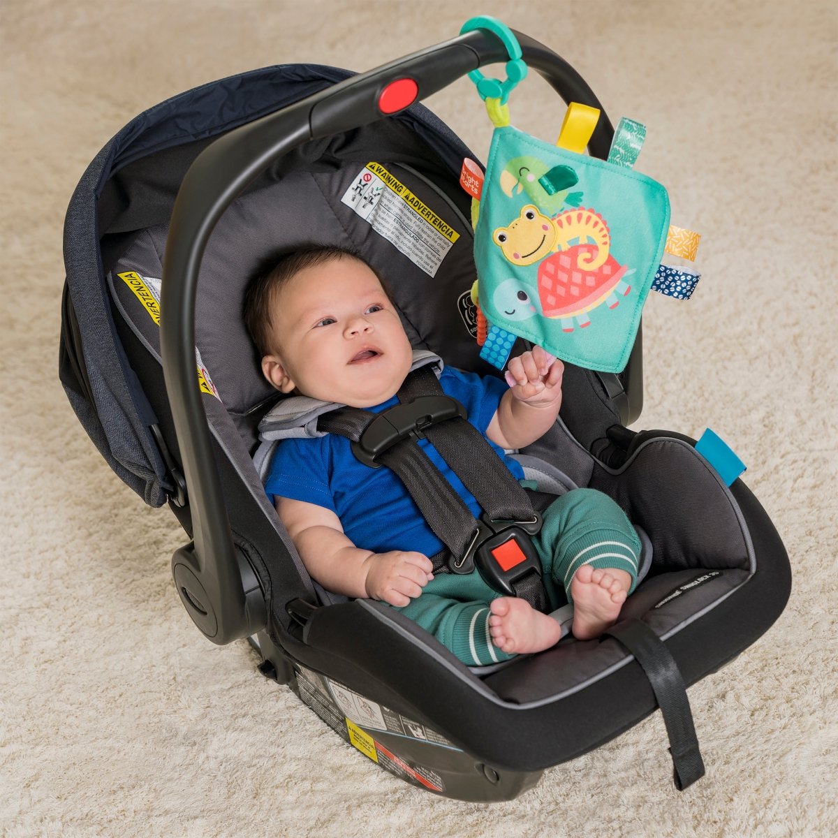 BRIGHT STARTS™FUZZY FEELIES SOOTHING BLANKIE - Premium for Kids in Qatar | Toysaro.com