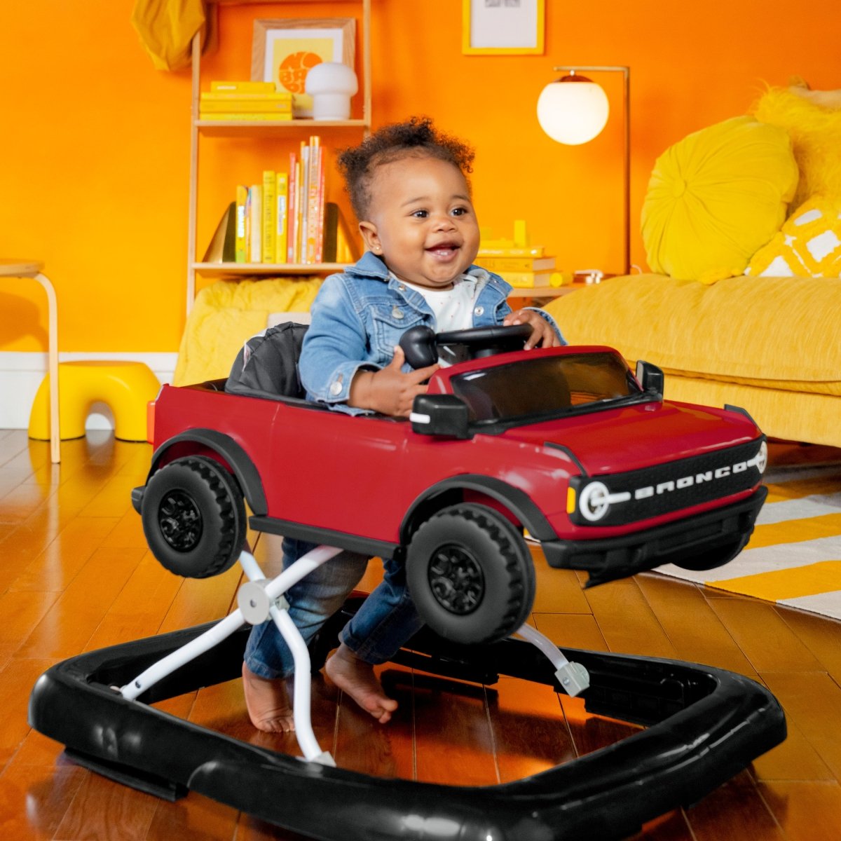 BRIGHT STARTS™ FORD BRONCO 4IN1 WALKER: RACE RED - Premium for Kids in Qatar | Toysaro.com