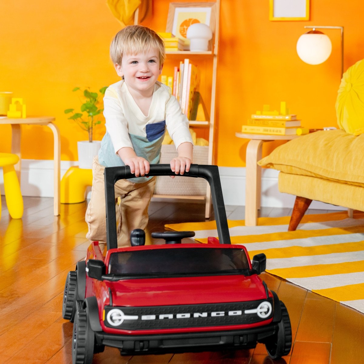 BRIGHT STARTS™ FORD BRONCO 4IN1 WALKER: RACE RED - Premium for Kids in Qatar | Toysaro.com