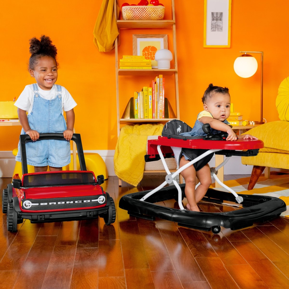 BRIGHT STARTS™ FORD BRONCO 4IN1 WALKER: RACE RED - Premium for Kids in Qatar | Toysaro.com