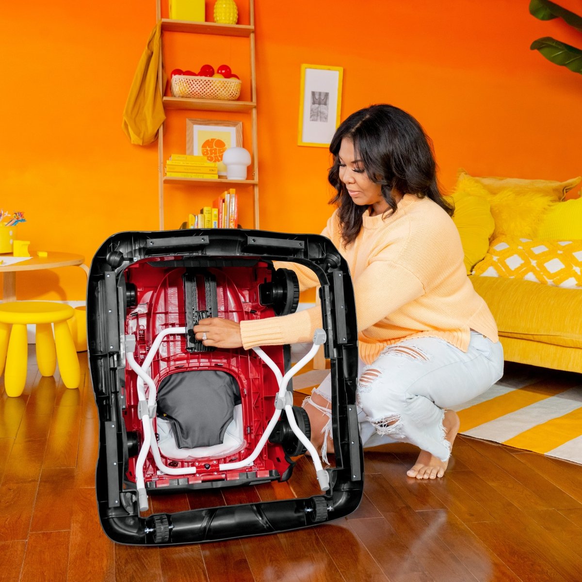 BRIGHT STARTS™ FORD BRONCO 4IN1 WALKER: RACE RED - Premium for Kids in Qatar | Toysaro.com