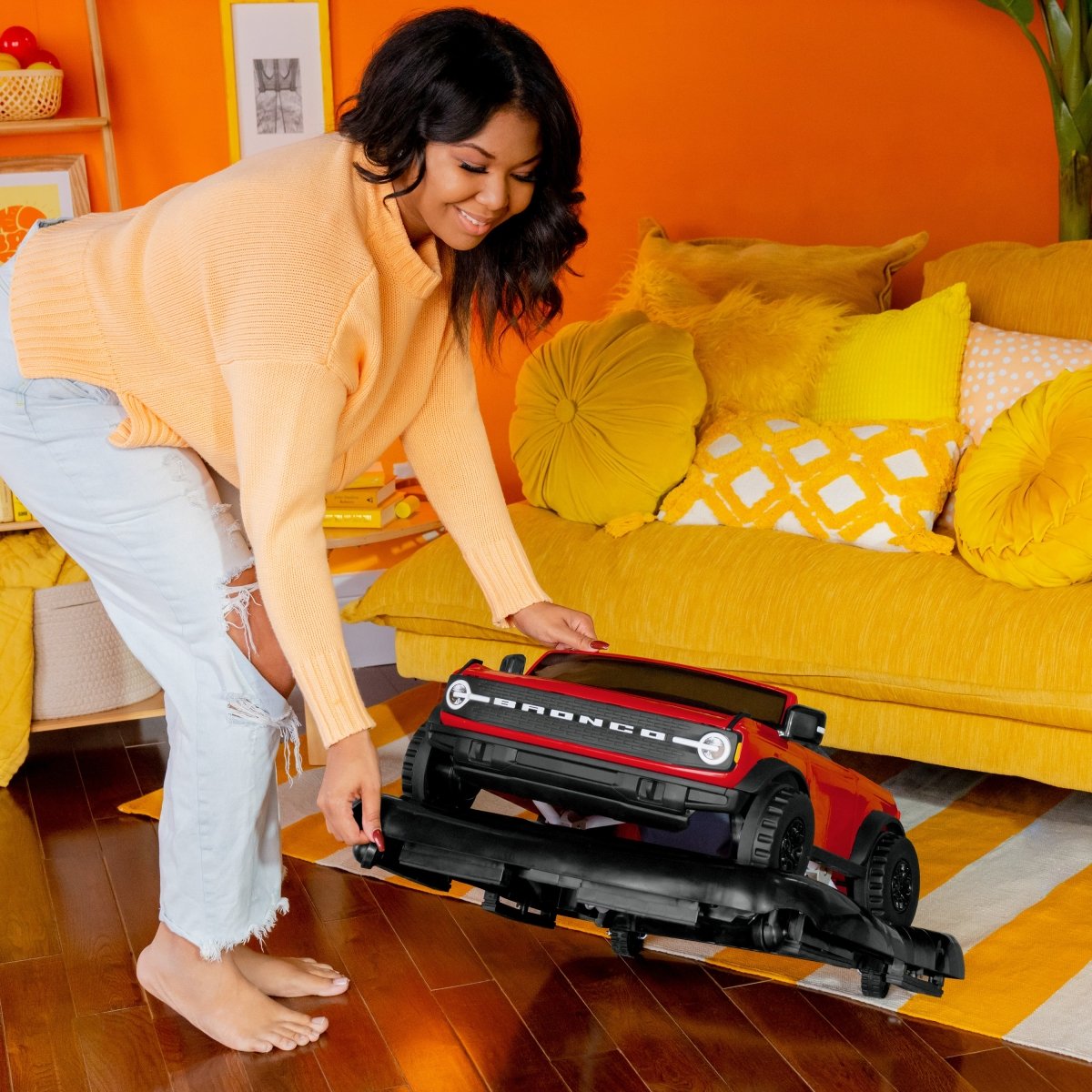 BRIGHT STARTS™ FORD BRONCO 4IN1 WALKER: RACE RED - Premium for Kids in Qatar | Toysaro.com