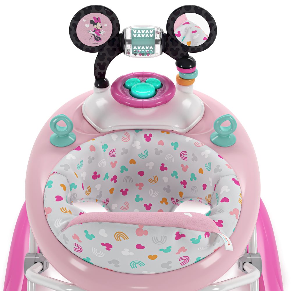 BRIGHT STARTS™ MINNIE MOUSE TINY TREK WALKER, FOREVER BESTIES, 2 - IN - 1 WALKER - Premium for Kids in Qatar | Toysaro.com