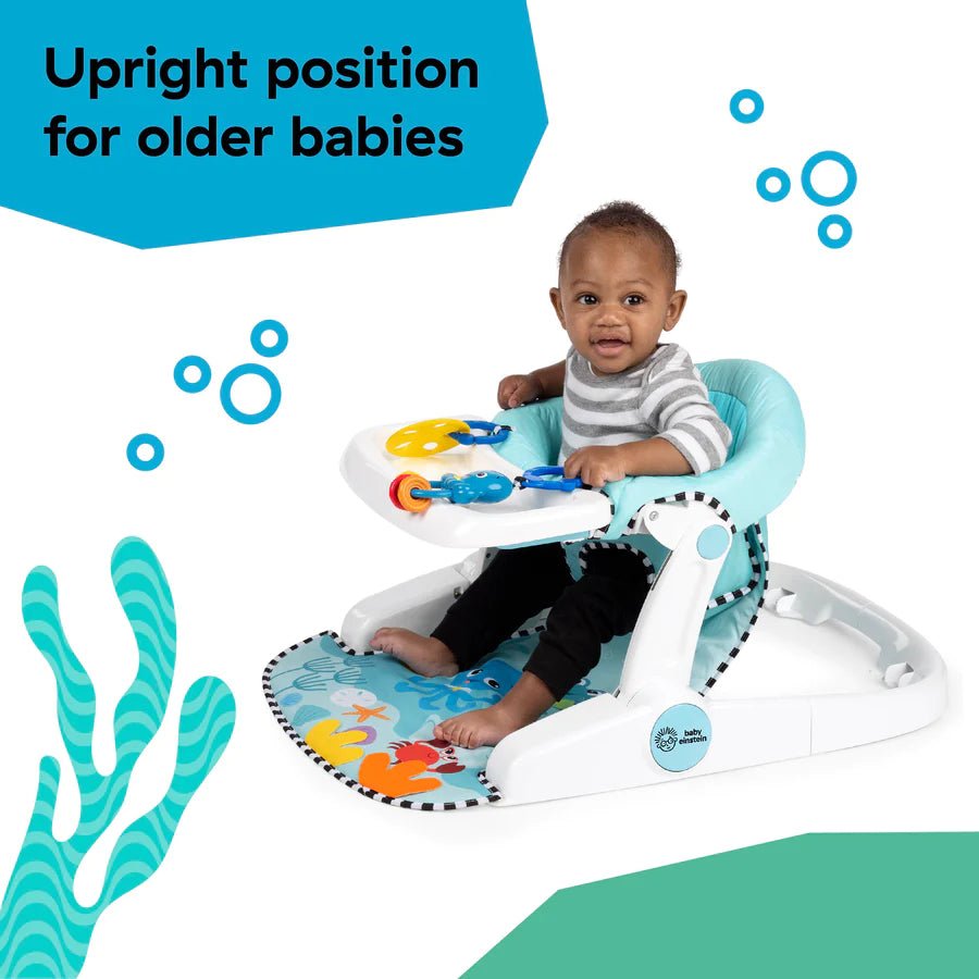 BABY EINSTEIN™ OE 2IN1 FLOOR SEAT: SEA OF SUPPORT - Premium for Kids in Qatar | Toysaro.com
