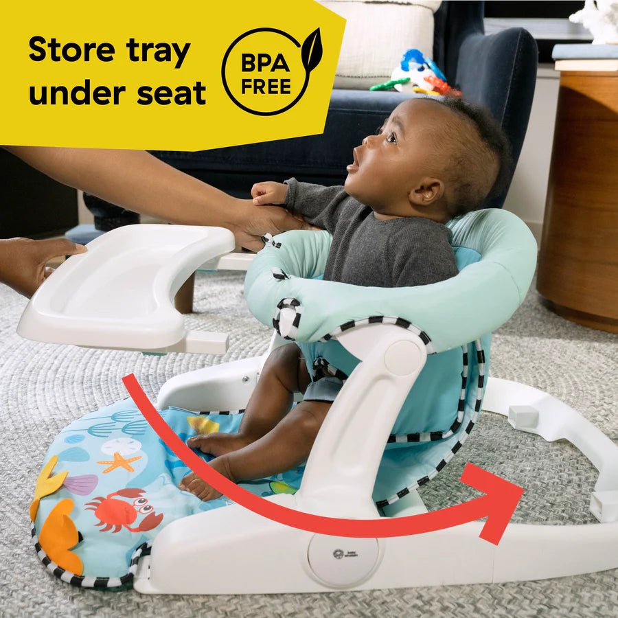 BABY EINSTEIN™ OE 2IN1 FLOOR SEAT: SEA OF SUPPORT - Premium for Kids in Qatar | Toysaro.com