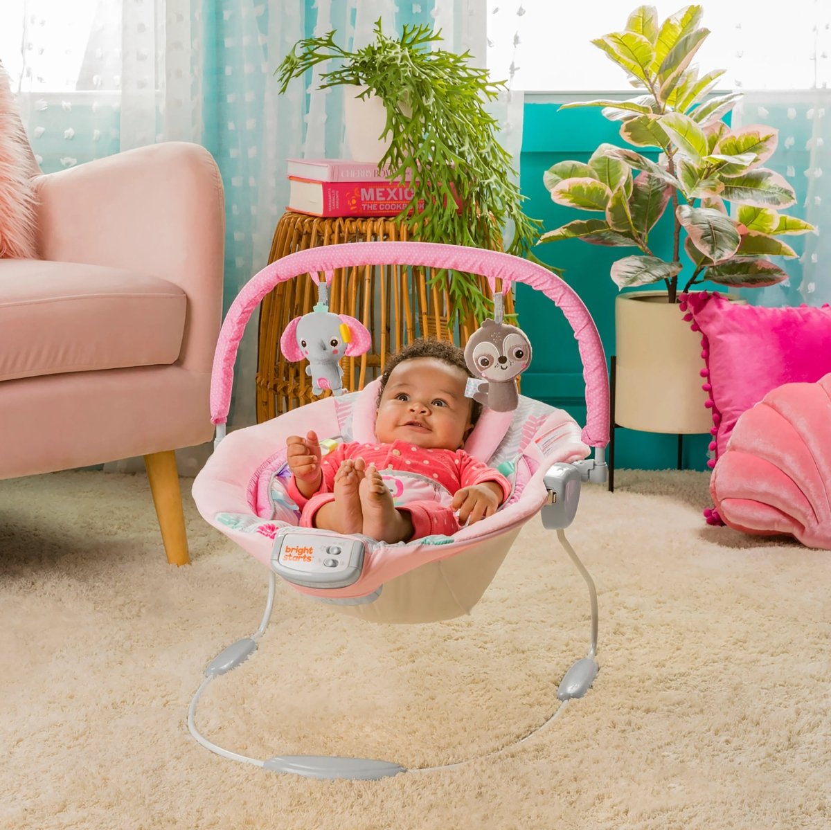 OPINK JUNGLE VINES BOUNCER - Premium for Kids in Qatar | Toysaro.com