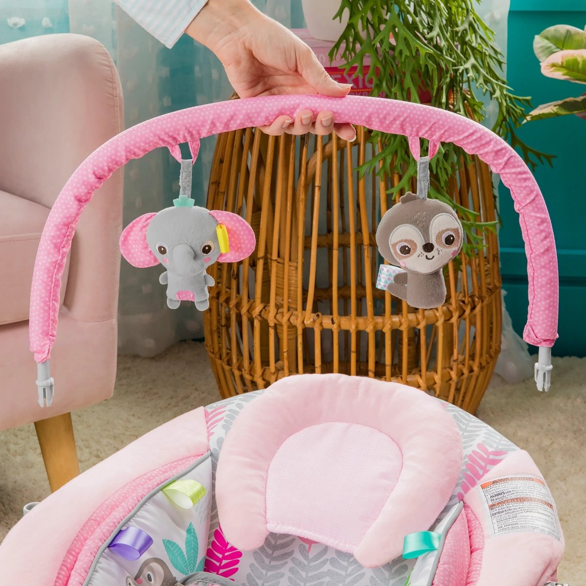 OPINK JUNGLE VINES BOUNCER - Premium for Kids in Qatar | Toysaro.com