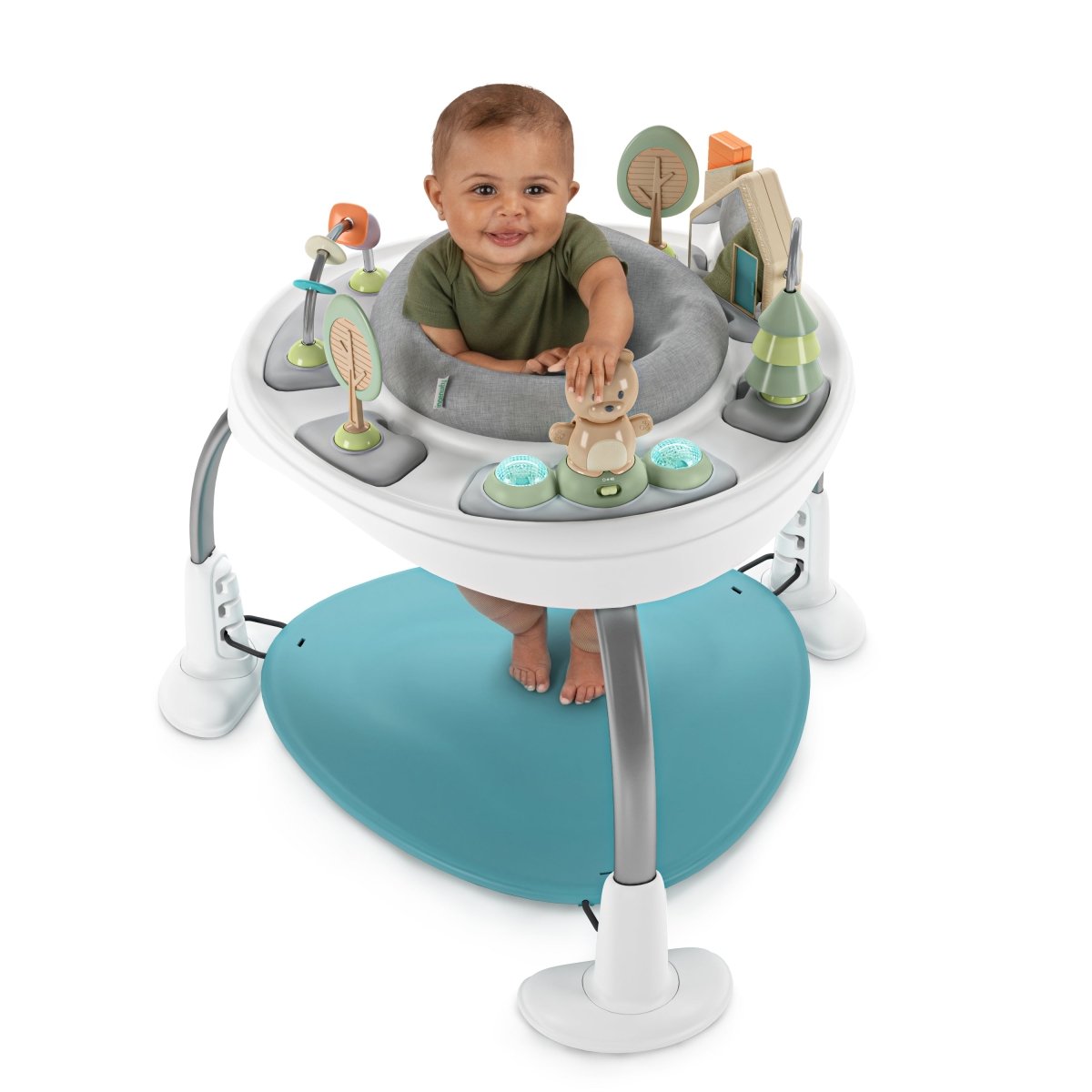 SPRING & SPROUT 2 - IN - 1 ACTIVITY JUMPER &TABLE FIRST FOREST - Premium for Kids in Qatar | Toysaro.com