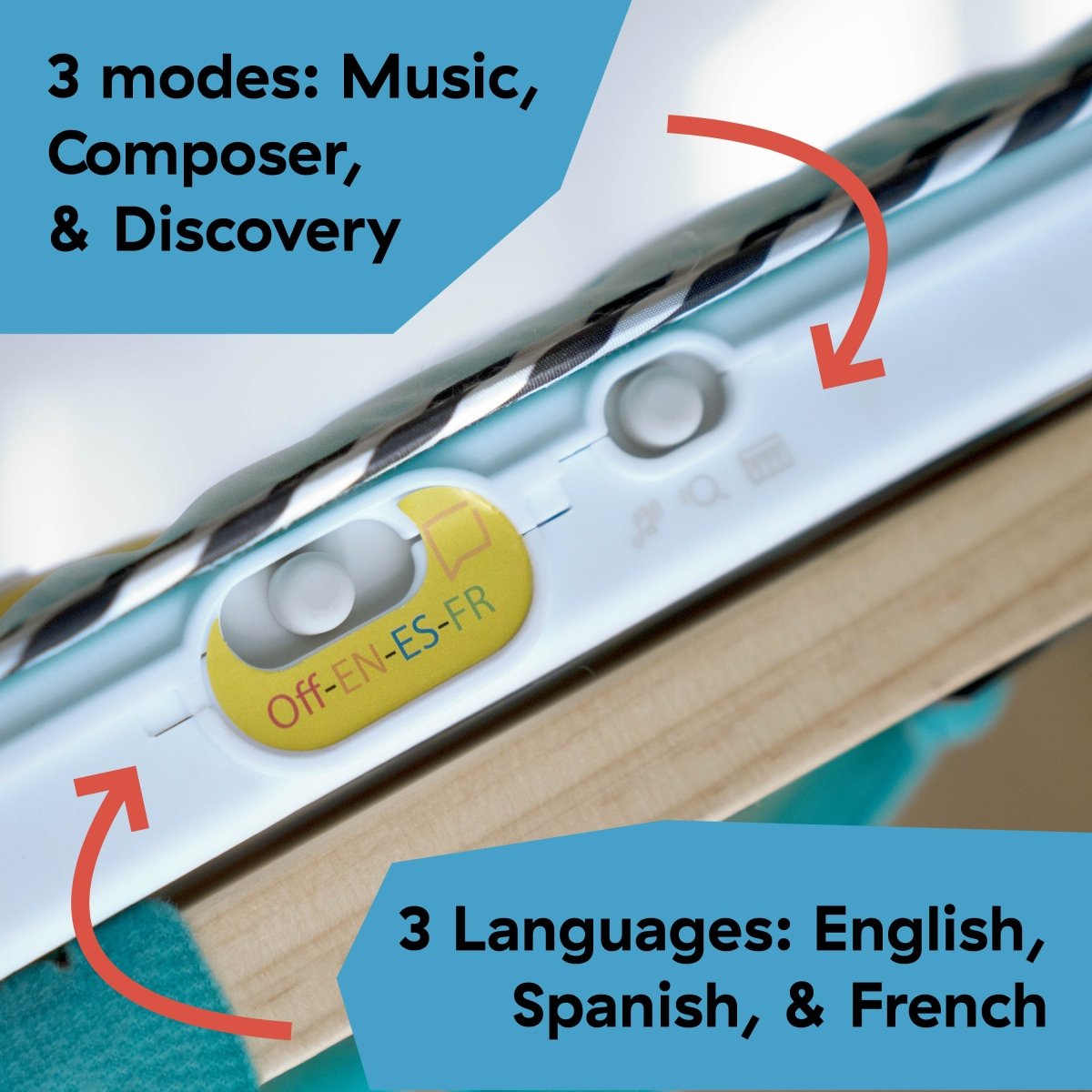 BABY EINSTEIN™ NEPTUNE’S KICK & EXPLORE MUSICAL KICK PAD AND CRIB TOY - Premium for Kids in Qatar | Toysaro.com