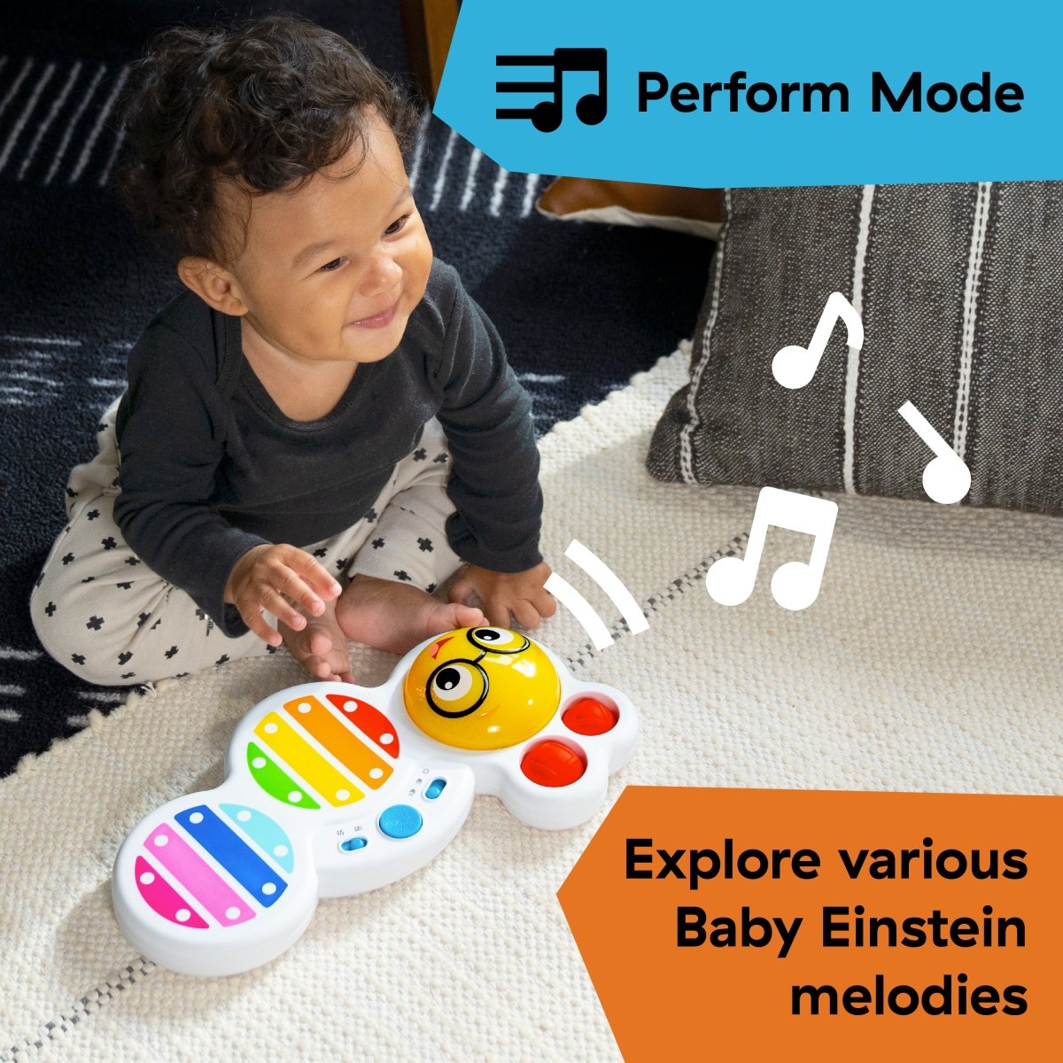 BABY EINSTEIN™CAL’S CURIOUS KEYS XYLOPHONE MUSICAL TOY - Premium for Kids in Qatar | Toysaro.com