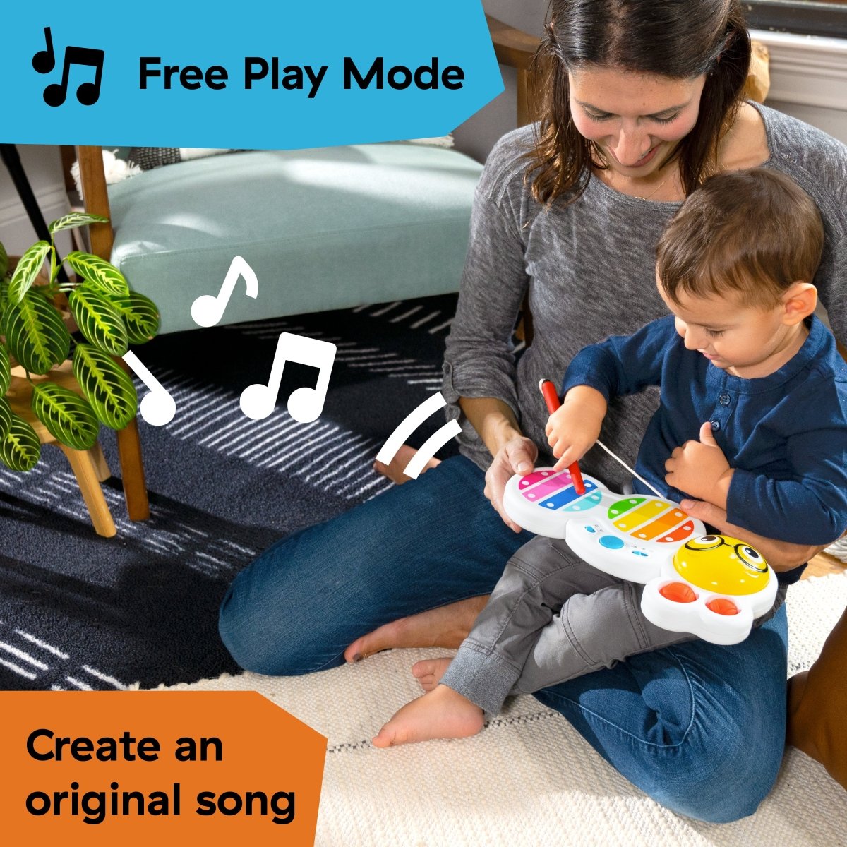 BABY EINSTEIN™CAL’S CURIOUS KEYS XYLOPHONE MUSICAL TOY - Premium for Kids in Qatar | Toysaro.com