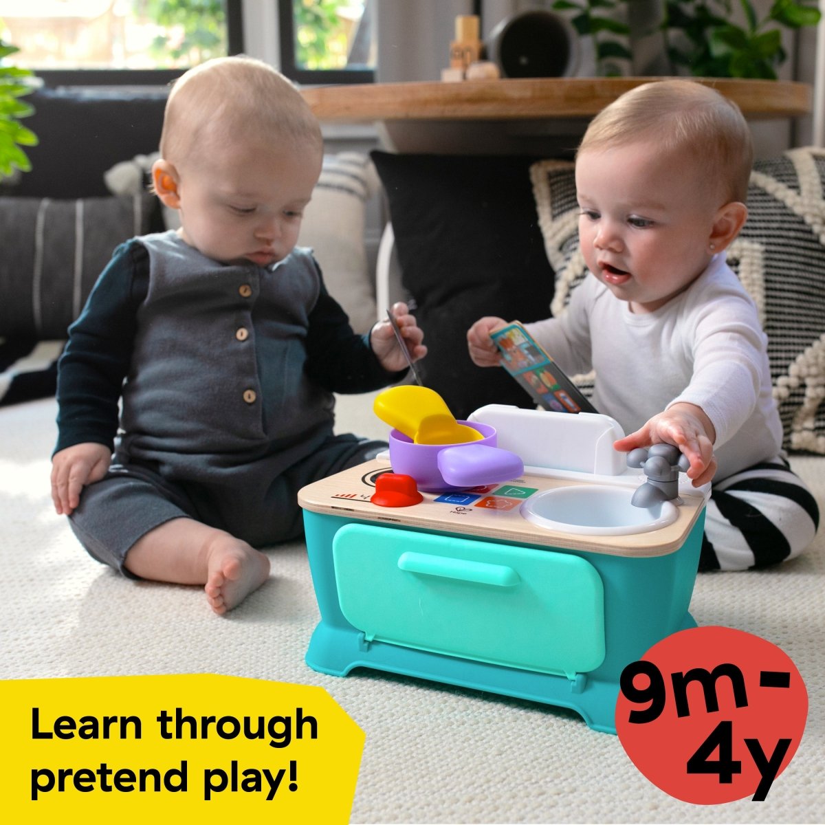 BABY EINSTEIN™ MAGIC TOUCH KITCHEN PRETEND TO COOK TOY ( HAPE) - Premium for Kids in Qatar | Toysaro.com