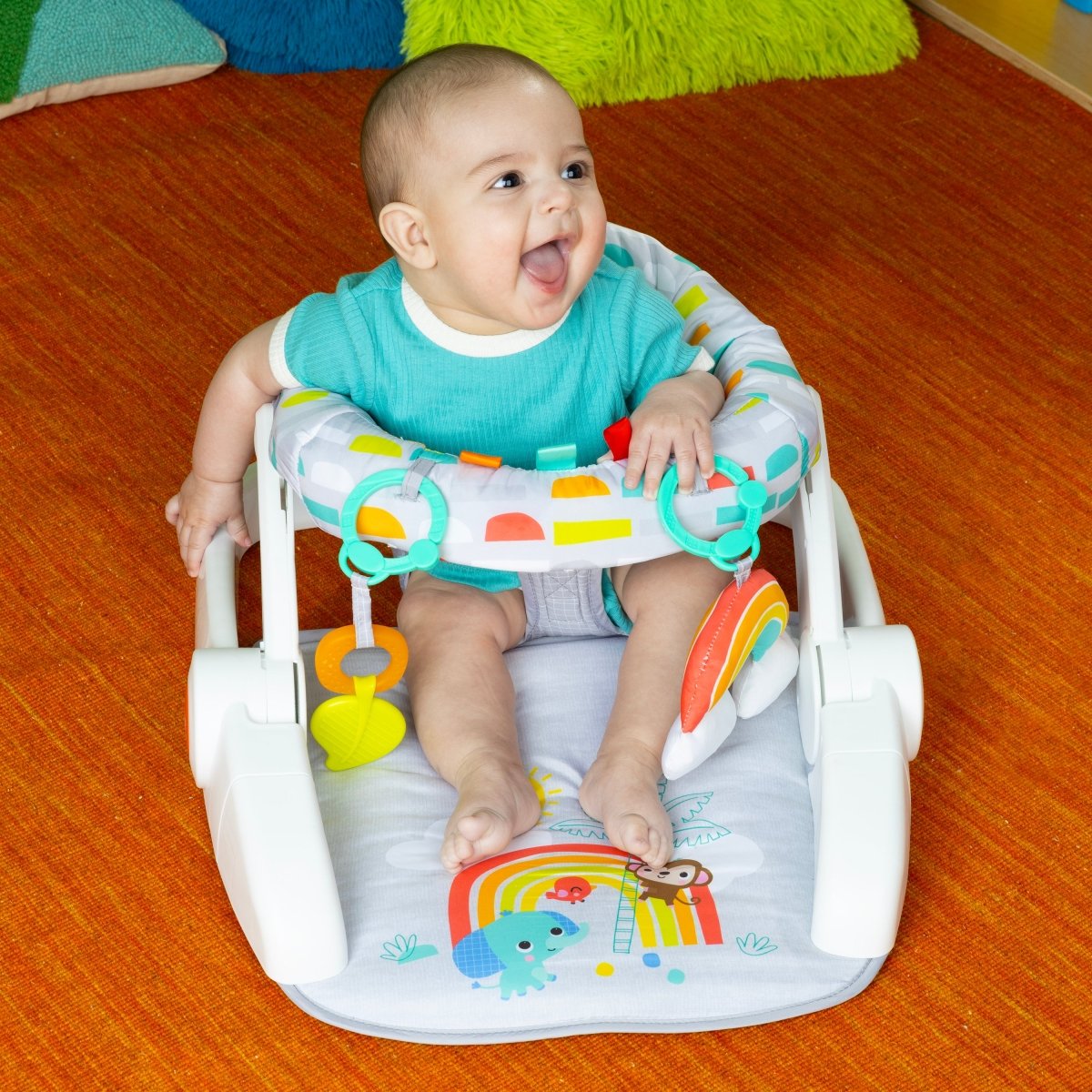 BRIGHT STARTS™ PLAYFUL PARADISE LEARN - TO - SIT 2 - POSITION FLOOR SEAT - Premium for Kids in Qatar | Toysaro.com