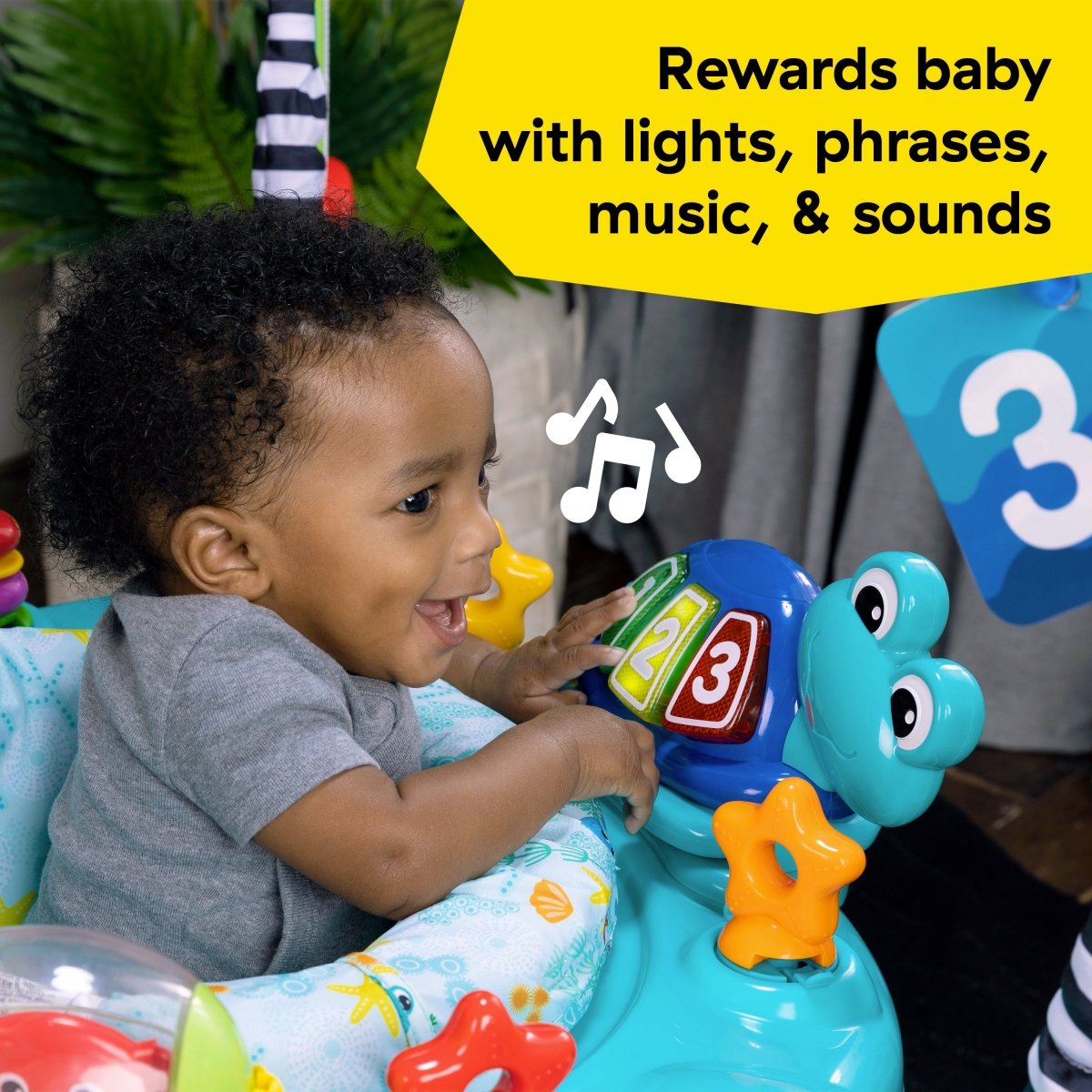 BABY EINSTEIN™CURIOSITY COVE 2 - IN - 1 ACTIVITY JUMPER - Premium for Kids in Qatar | Toysaro.com