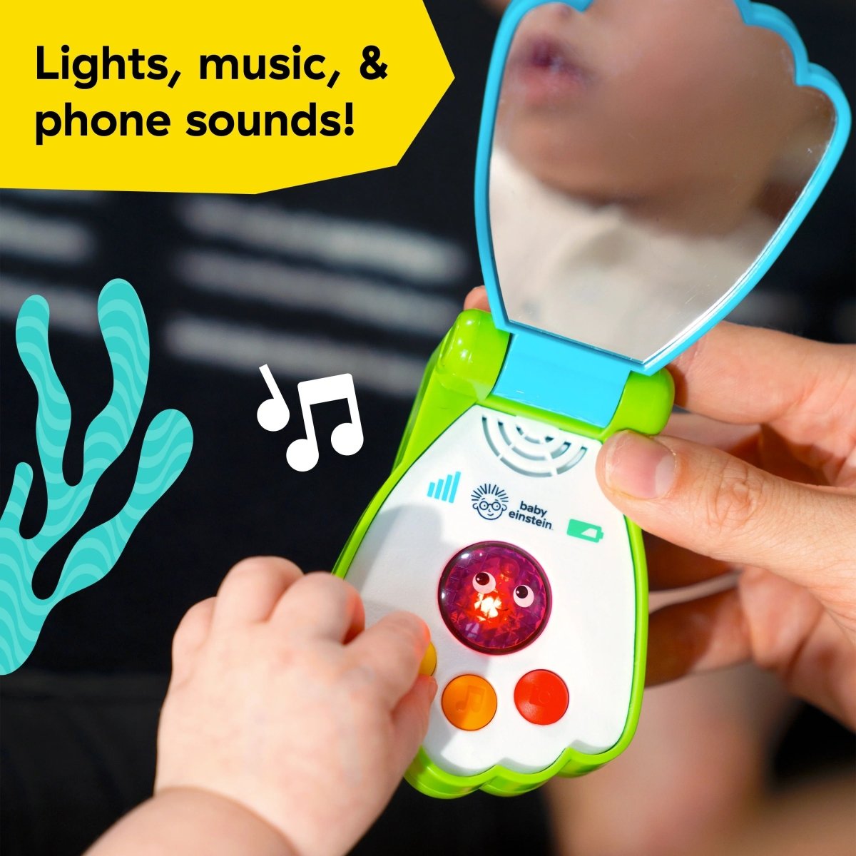 BABY EINSTEIN™SHELL PHONE MUSICAL TOY TELEPHONE - Premium for Kids in Qatar | Toysaro.com