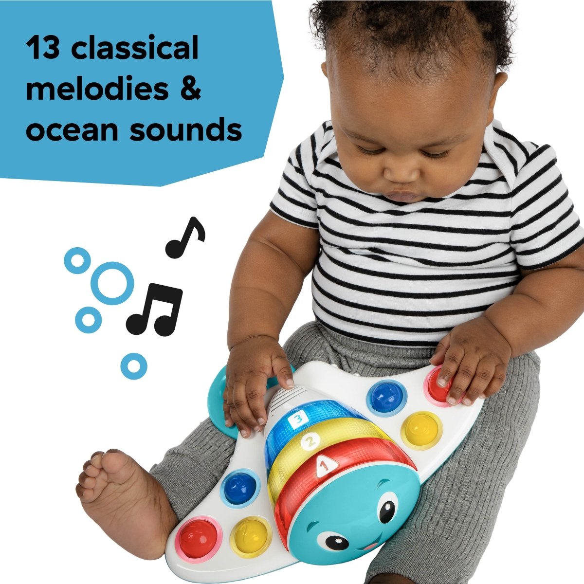 BABY EINSTEIN™POP ‘N’ EXPLORE STINGRAY POPPER TOY - Premium for Kids in Qatar | Toysaro.com