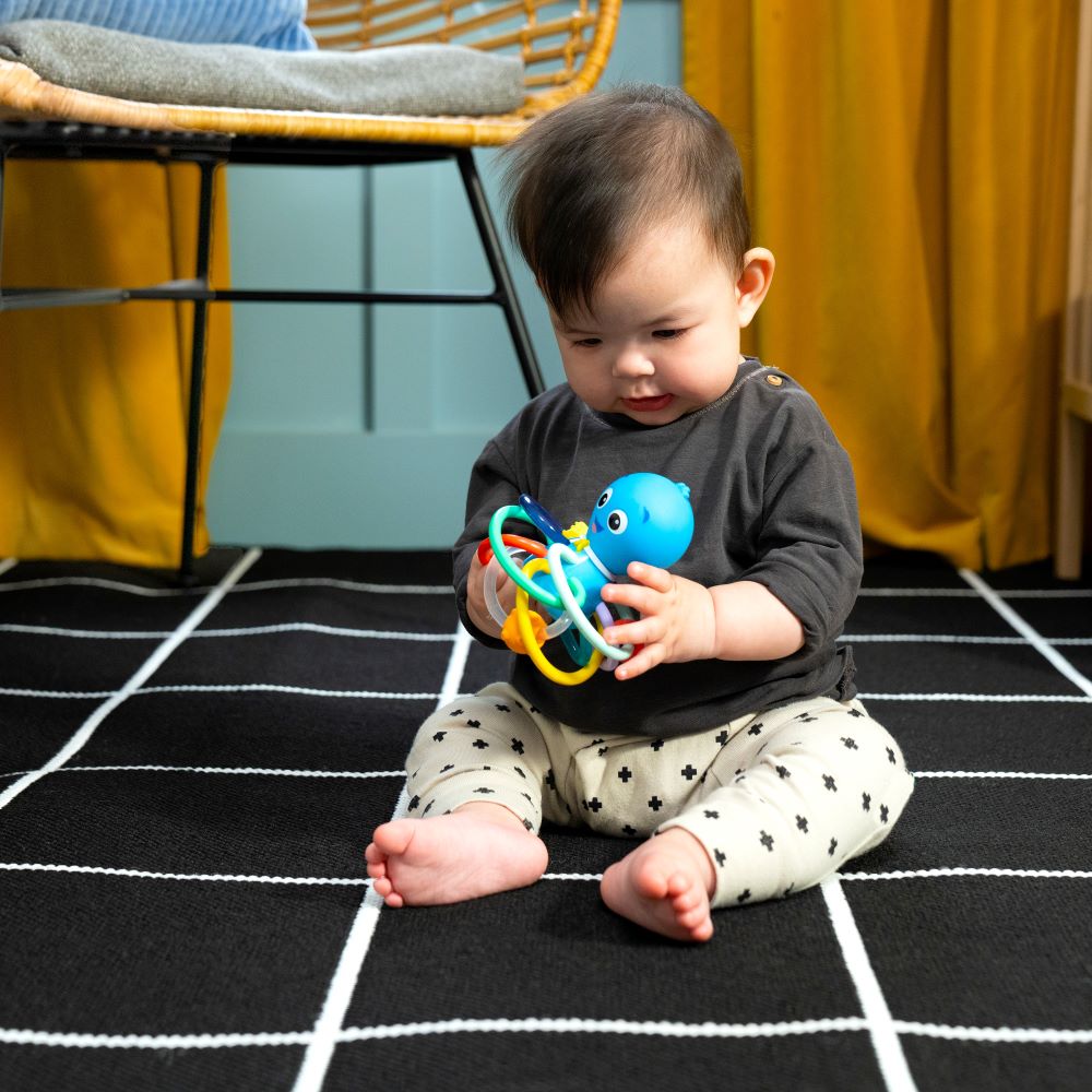 BABY EINSTEIN™ OPUS’S SHAKE & SOOTHE TEETHER TOY & RATTLE - Premium for Kids in Qatar | Toysaro.com