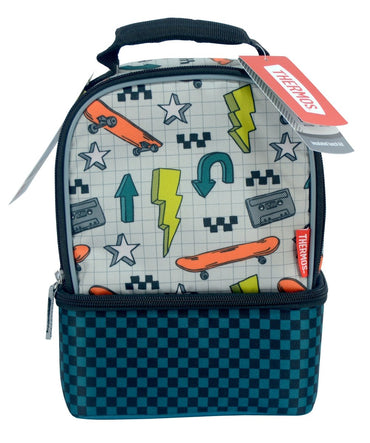 THERMOS - DUAL LUNCH KIT WITH LDPE LINER - SKATER - Premium for Kids in Qatar | Toysaro.com