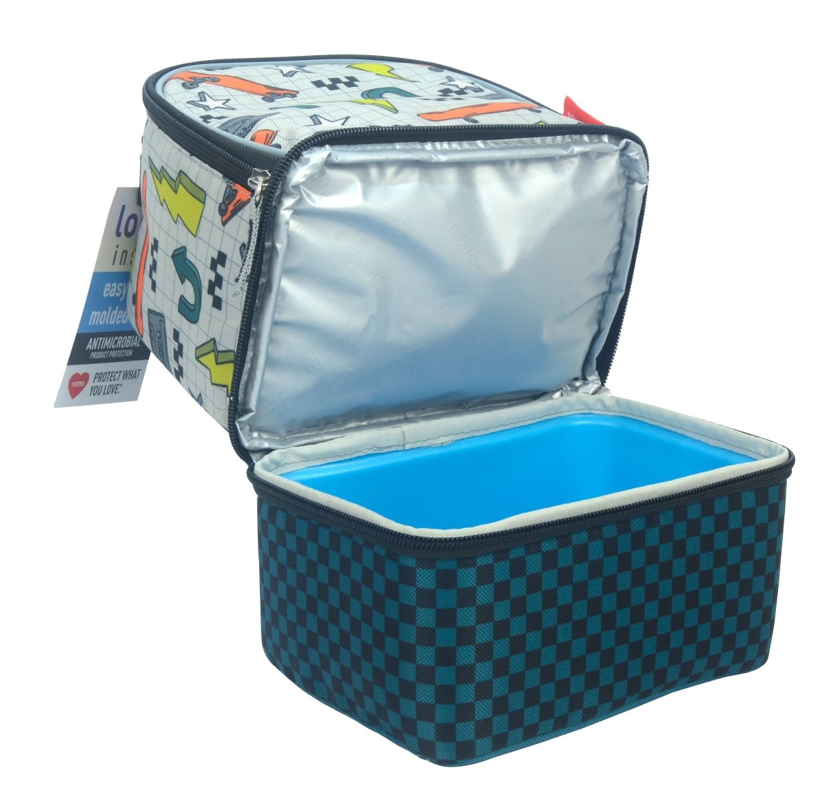 THERMOS - DUAL LUNCH KIT WITH LDPE LINER - SKATER - Premium for Kids in Qatar | Toysaro.com