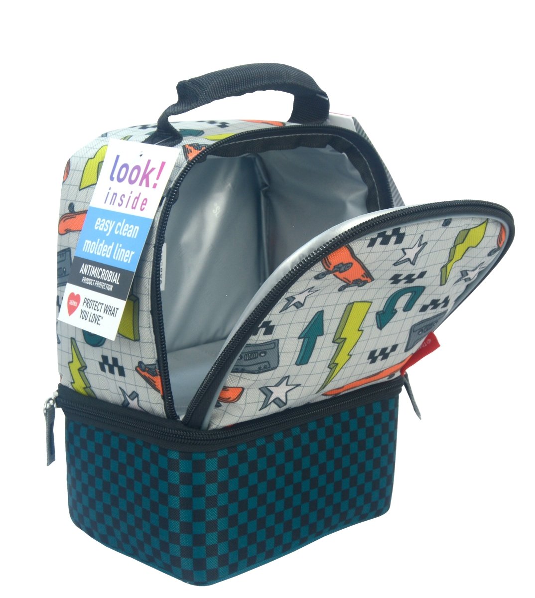 THERMOS - DUAL LUNCH KIT WITH LDPE LINER - SKATER - Premium for Kids in Qatar | Toysaro.com