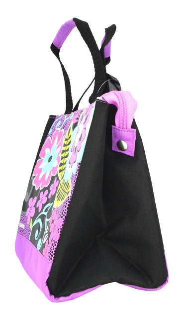 THERMOS - KIDS SCHOOL LUNCH BAG - BLACK FLORAL - Premium for Kids in Qatar | Toysaro.com