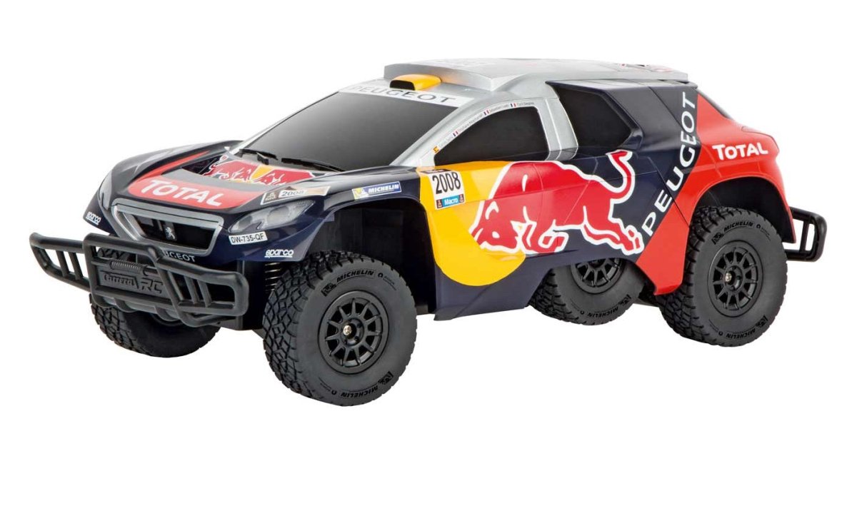 R/C PEUGEOT 08 DKR 16 RED BULL 1:16 - Premium for Kids in Qatar | Toysaro.com