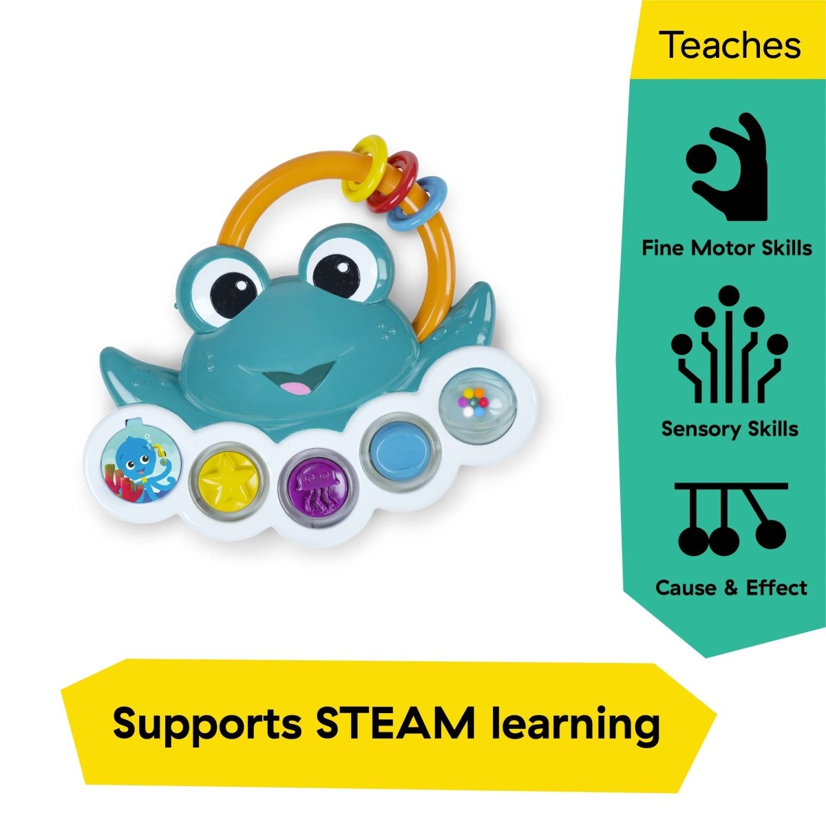 BABY EINSTEIN™NEPTUNE'S BUSY BUBBLES SENSORY ACTIVITY - Premium for Kids in Qatar | Toysaro.com