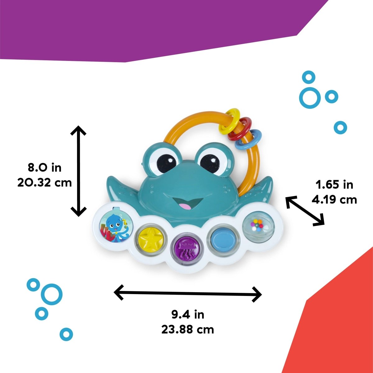 BABY EINSTEIN™NEPTUNE'S BUSY BUBBLES SENSORY ACTIVITY - Premium for Kids in Qatar | Toysaro.com
