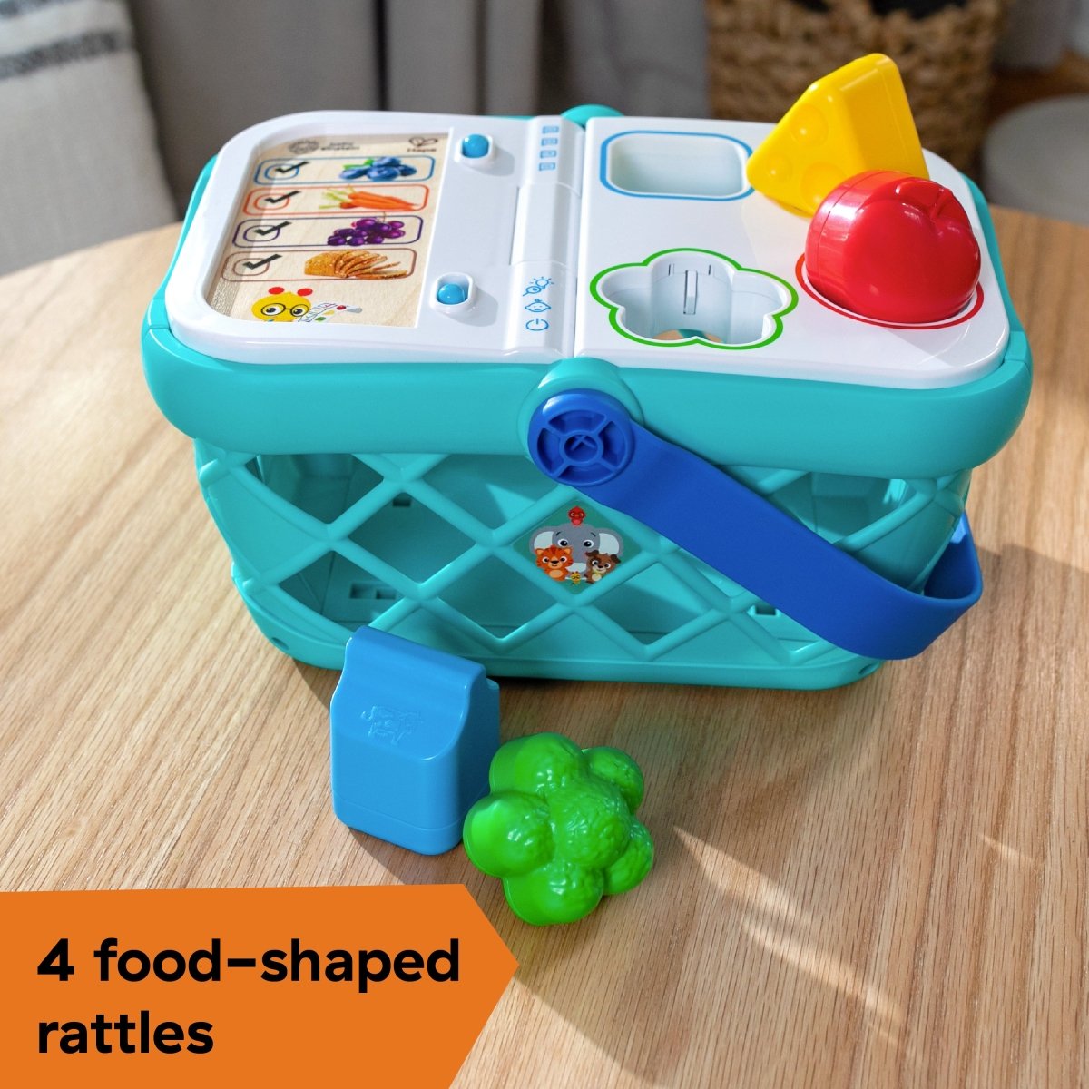 BABY EINSTEIN™MAGIC TOUCH SHOPPING BASKET PRETEND TO SHOP TOY ( HAPE) - Premium for Kids in Qatar | Toysaro.com