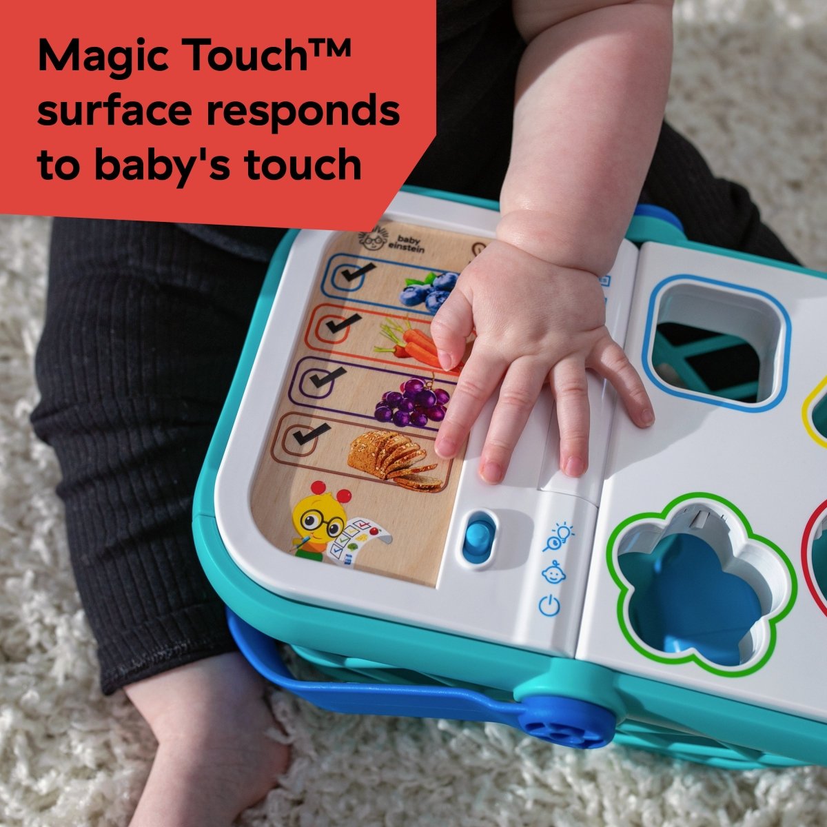 BABY EINSTEIN™MAGIC TOUCH SHOPPING BASKET PRETEND TO SHOP TOY ( HAPE) - Premium for Kids in Qatar | Toysaro.com