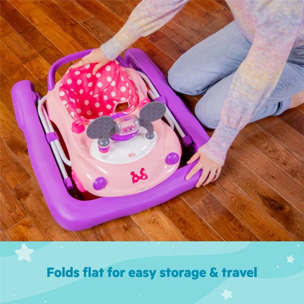 BRIGHT STARTS™ MINNIE MOUSE GO, GO BOWS 3 - IN - 1 CAR WALKER - Premium for Kids in Qatar | Toysaro.com