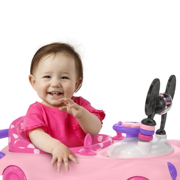 BRIGHT STARTS™ MINNIE MOUSE GO, GO BOWS 3 - IN - 1 CAR WALKER - Premium for Kids in Qatar | Toysaro.com