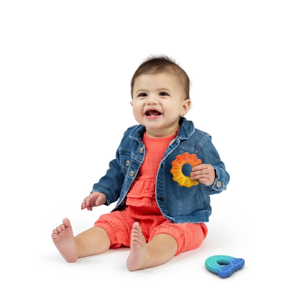 BRIGHT STARTS™CHANCE OF SMILES SILICONE TEETHERS - Premium for Kids in Qatar | Toysaro.com