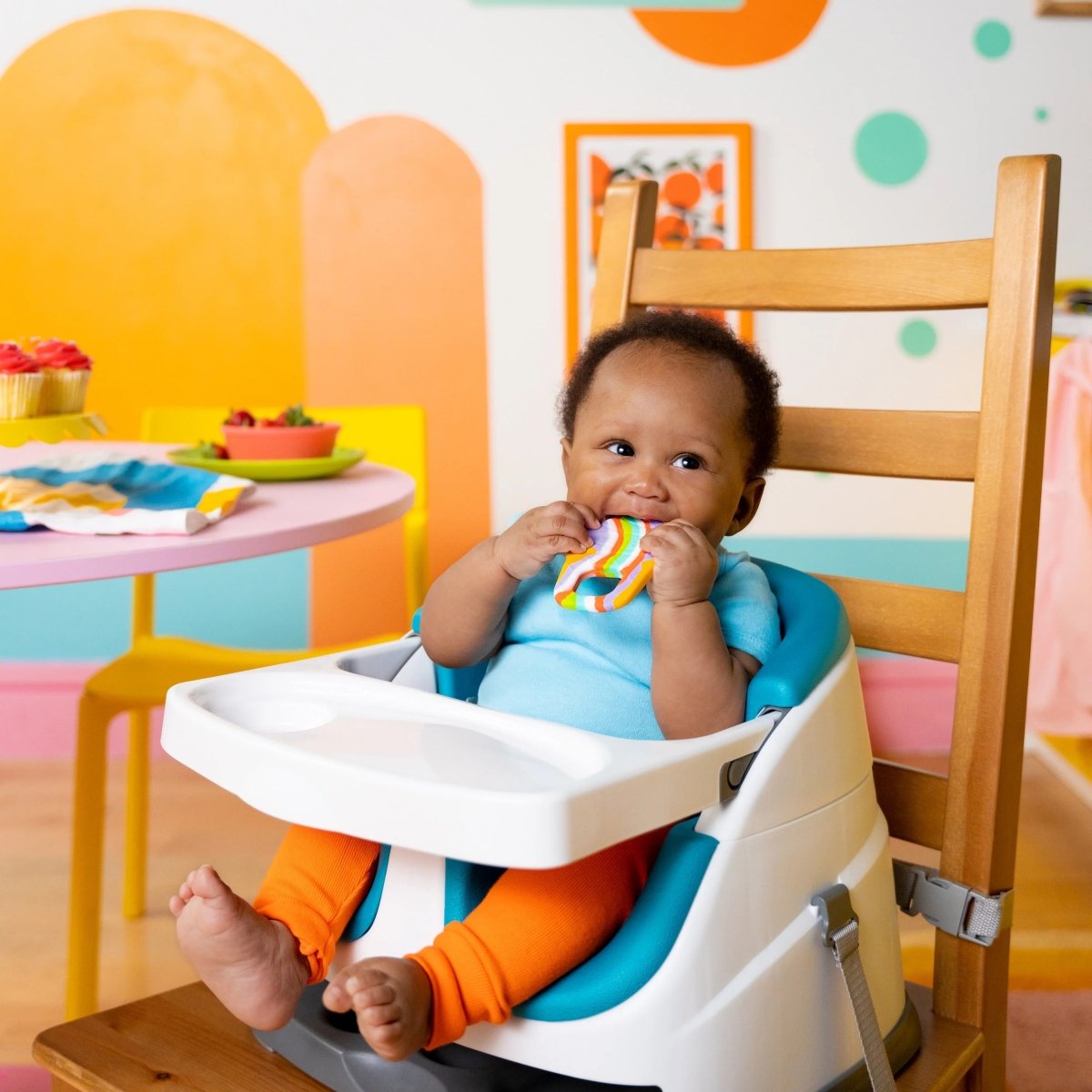 BRIGHT STARTS™SOOTHING SOFT SERVE SILICONE TEETHER - Premium for Kids in Qatar | Toysaro.com