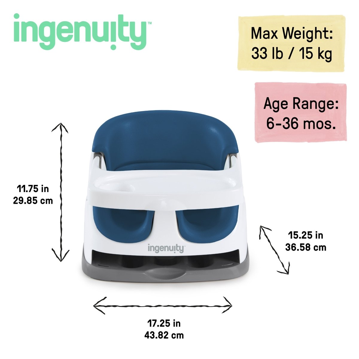 BABY BASE 2 - IN - 1 SEAT - GREEN - Premium for Kids in Qatar | Toysaro.com
