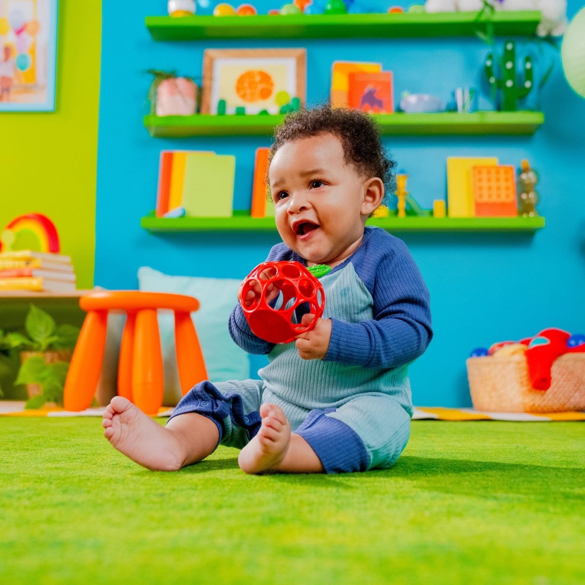 BRIGHT STARTS™OBALL APPLE PEG TOY - Premium for Kids in Qatar | Toysaro.com