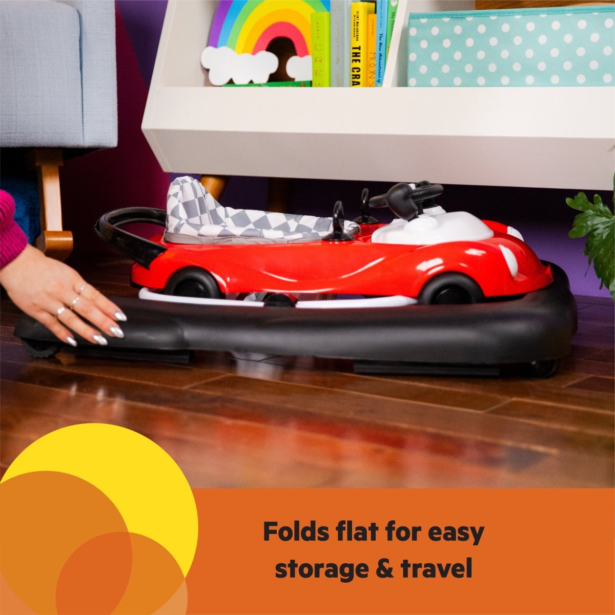 BRIGHT STARTS™ LITTLE SPEEDSTER 3 - IN - 1 CAR WALKER – RED RACER - Premium for Kids in Qatar | Toysaro.com