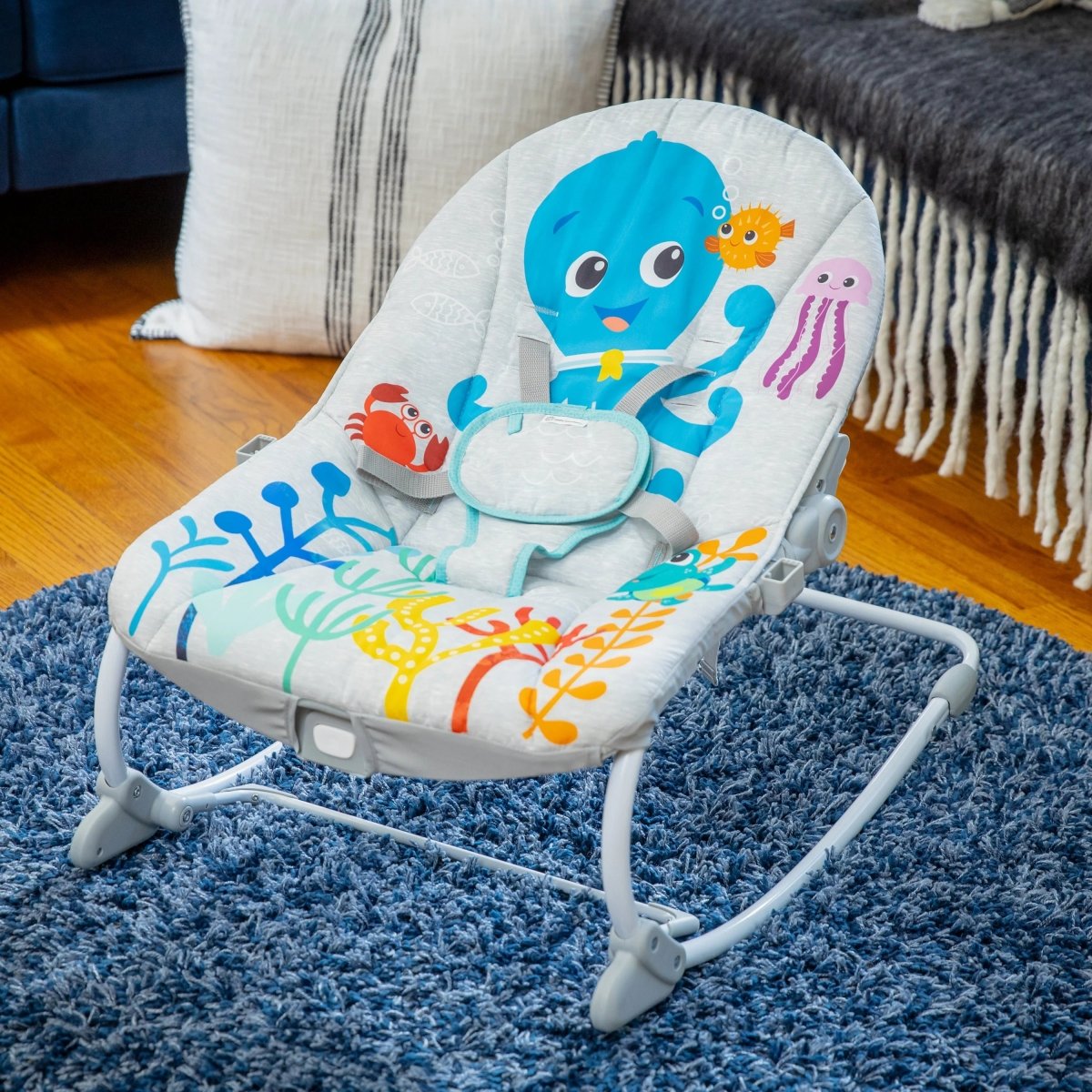BABY EINSTEIN™KICK TO IT OPUS MUSICAL INFANT TO TODDLER ROCKER - Premium for Kids in Qatar | Toysaro.com